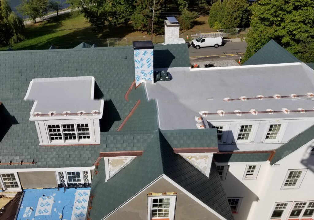 metal roofing project