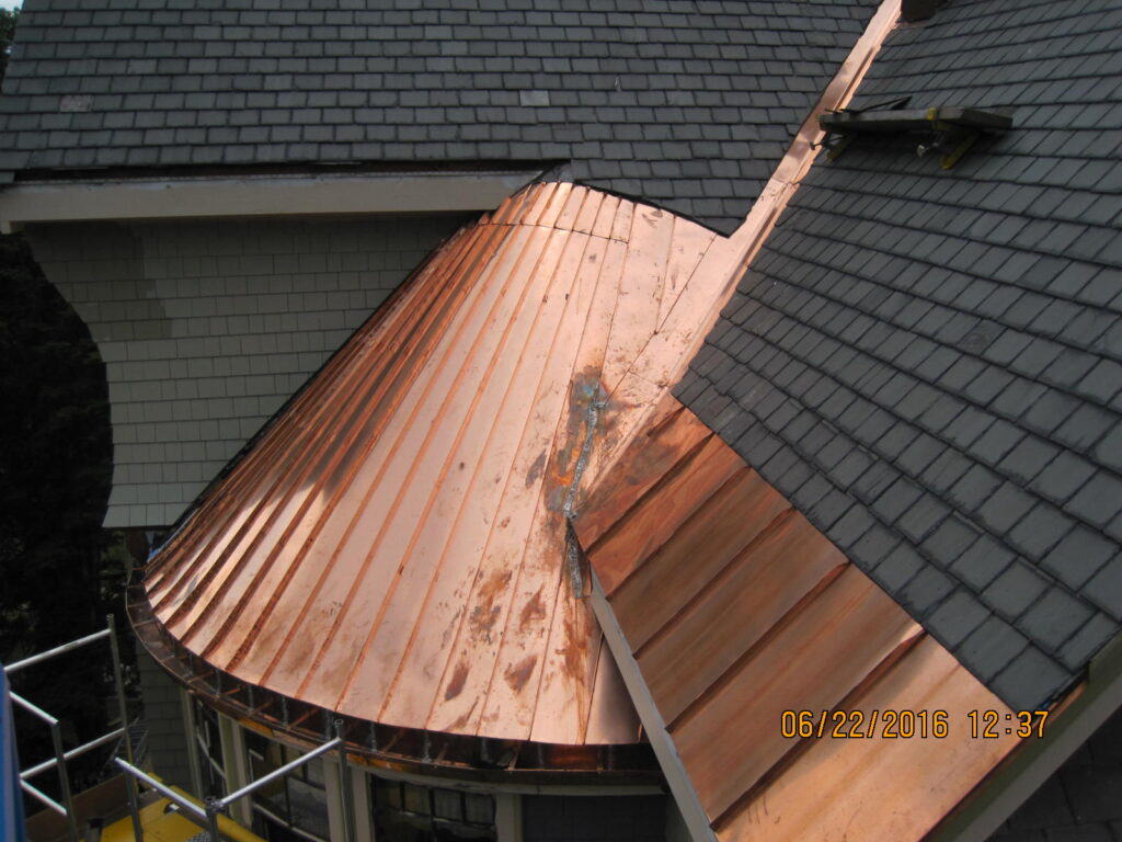 copper roofing